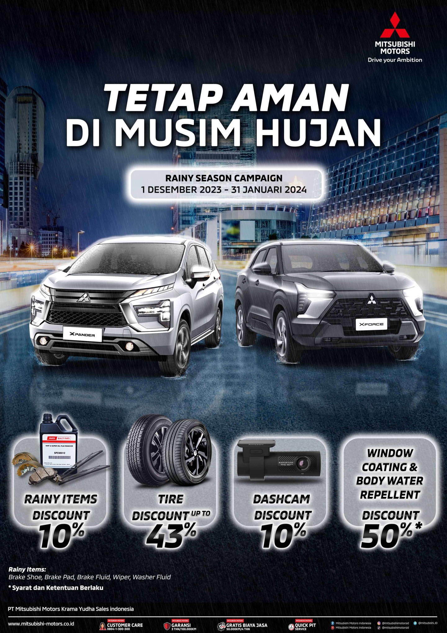 PROMO AWAL TAHUN 2024 KEPEMILIKAN MOBIL MITSUBISHI MOTORS!